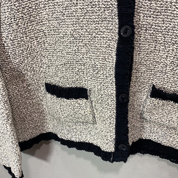 Habitat clothes to live in sweater cardigan black and white - Picture 4 of 7